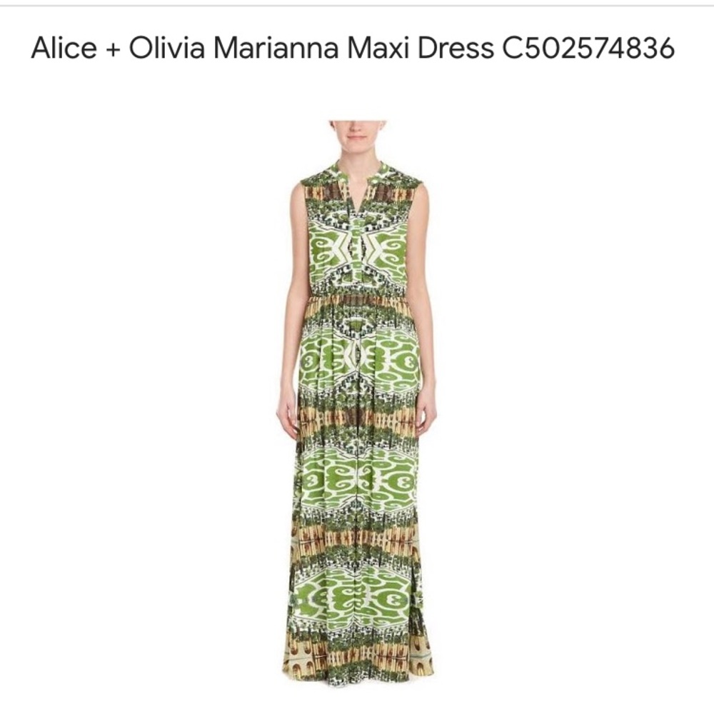Alice & Olivia Marianna Maxi Dress